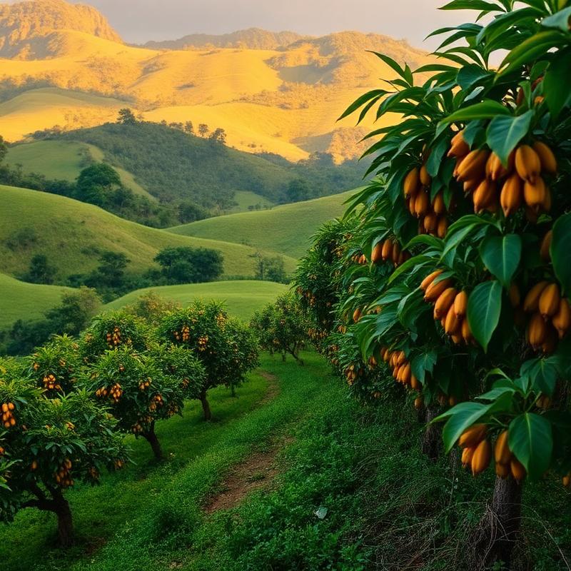 Cultivo de cacao en Santander: productores cosechando mazorcas entre árboles de sombra